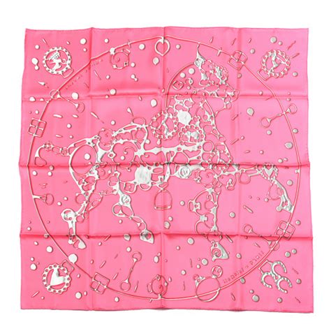 HERMES Silk Cheval Fusion Scarf 90 888400